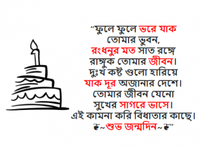 গার্লফ্রেন্ড এর জন্মদিনে রোম্যান্টিক শুভেচ্ছা