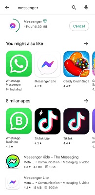 কিভাবে ডাউনলোড করবেন মেসেঞ্জার "Messenger" অ্যাপ? ধাপ-০৫