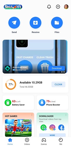 শেয়ারইট অ্যাপ ডাউনলোড করার নিয়ম, ধাপ ১০