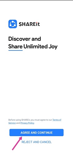 শেয়ারইট অ্যাপ ডাউনলোড করার নিয়ম, ধাপ ৭